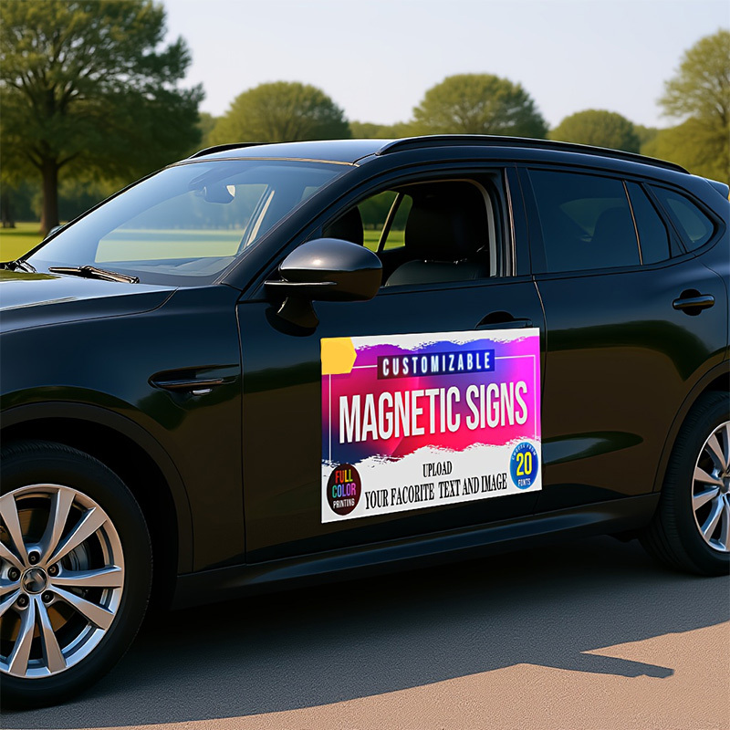 Company Profile Printing - Customizable UV Printed Car Magnet Personalized