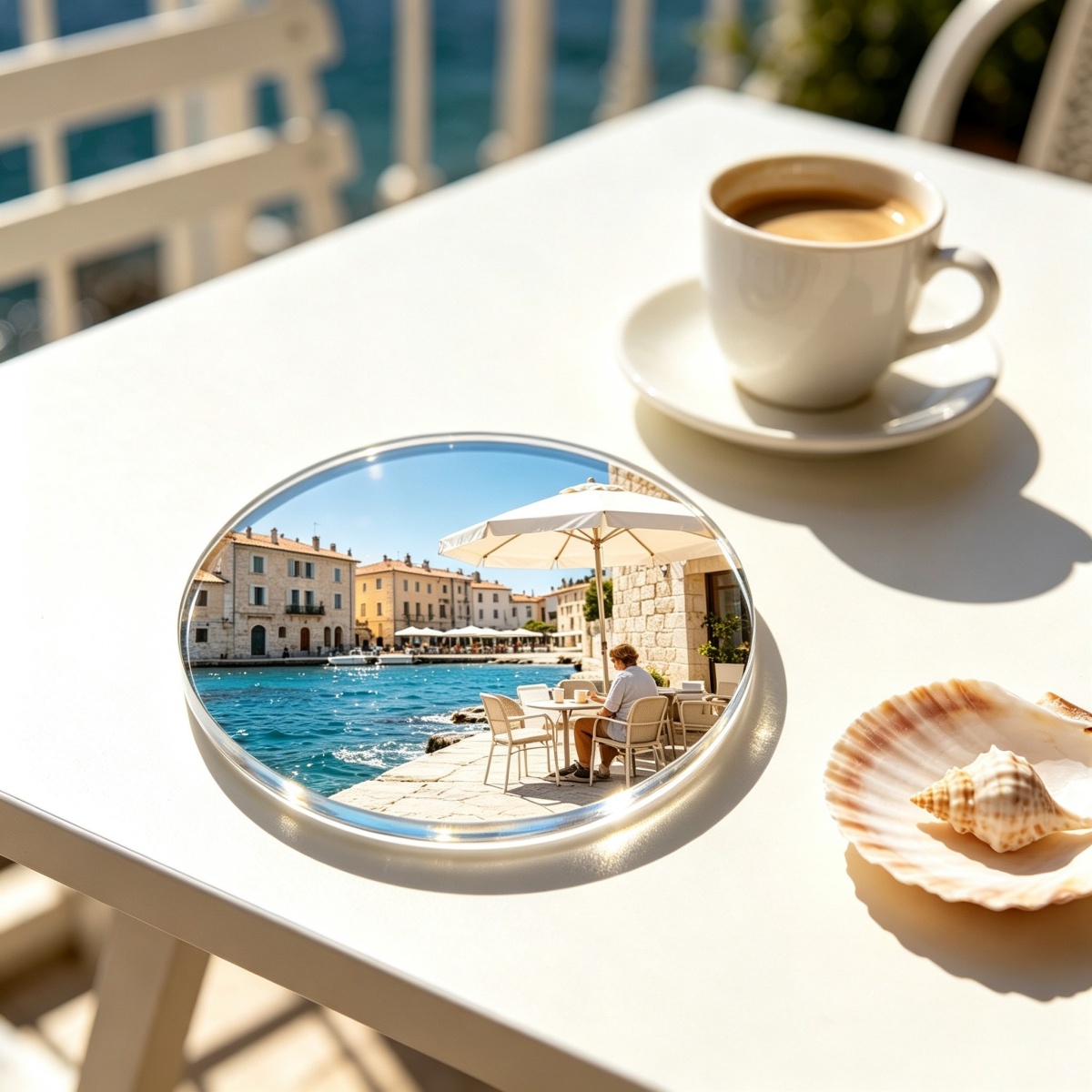 Company Profile Printing - Custom-printed Acrylic Coasters—Fully Customizable with Photos,