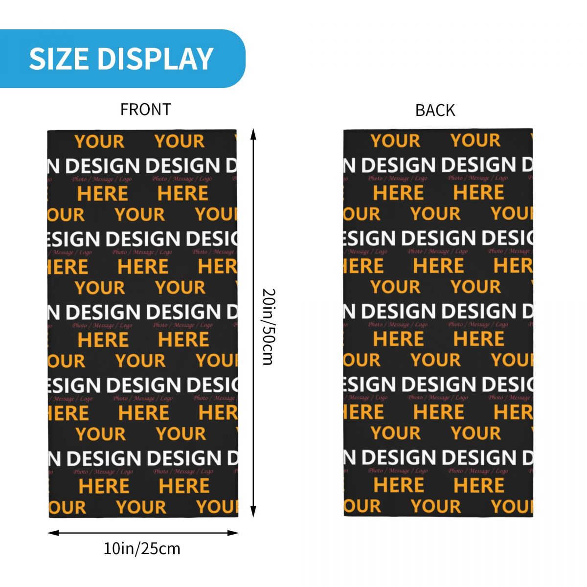 Custom Your Design Here Bandan - đánh giá và giá Company Profile Printing