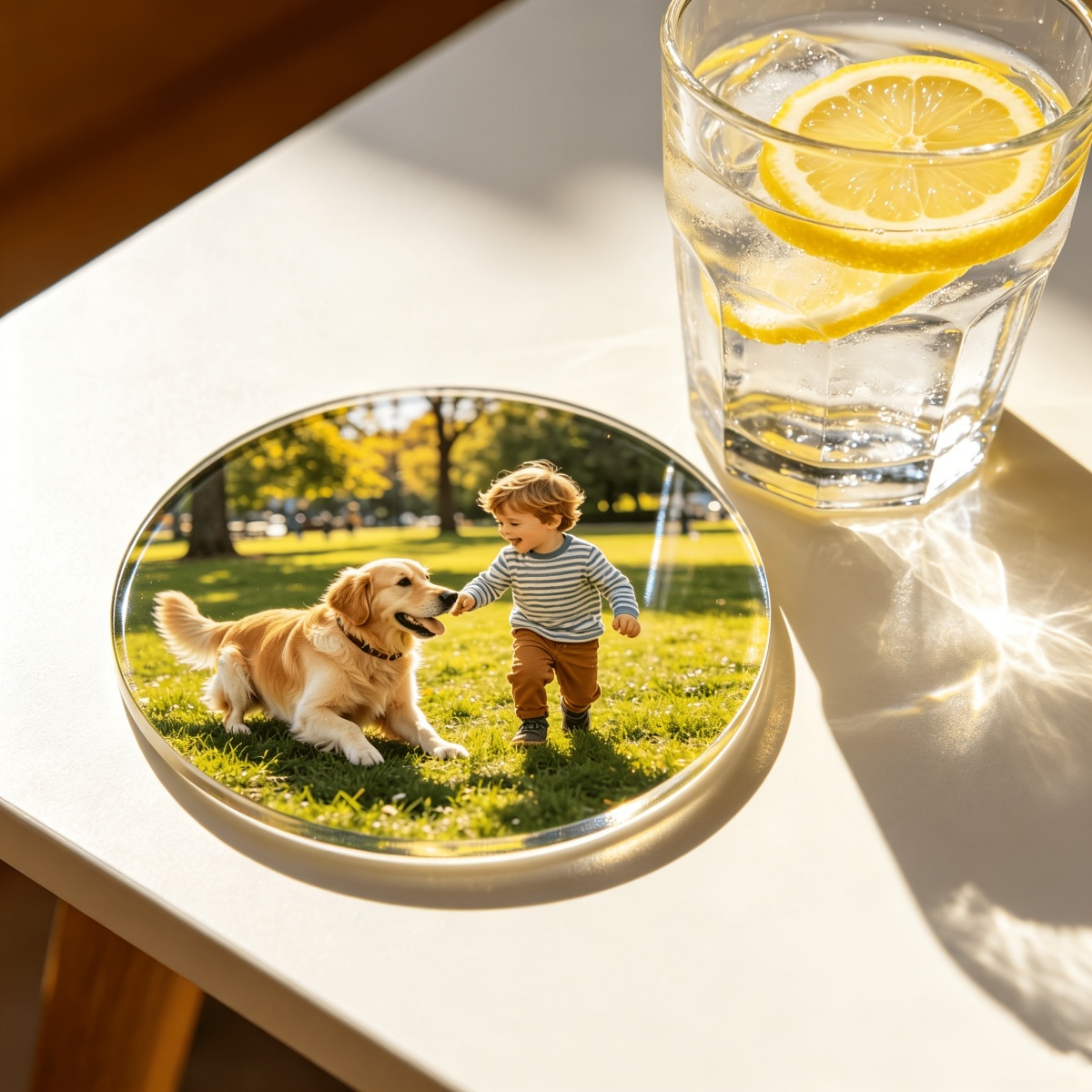 Custom-printed Acrylic Coaster - đánh giá và giá Company Profile Printing
