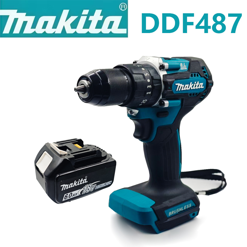 Makita DDF487 Cordless Driver  - đánh giá và giá Makita Drill Ddf484