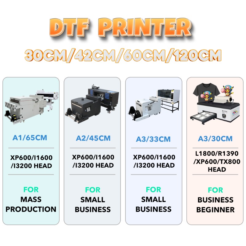 30cm A3 DTF Printer Dual XP600 - đánh giá và giá Dtf Powder Shaker