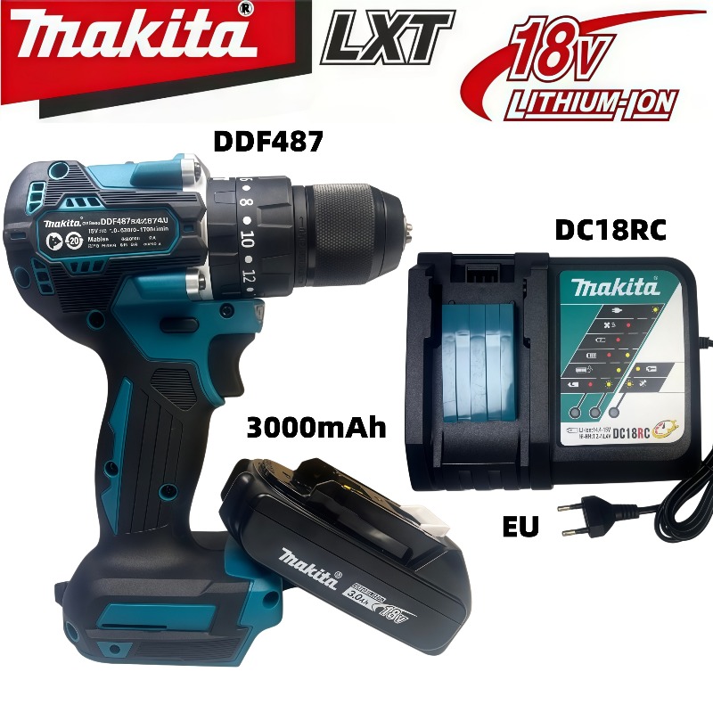 Makita DDF487 10mm Brushless 1 - đánh giá và giá Makita Drill Ddf484